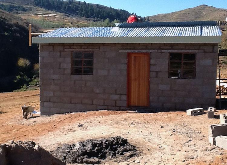 Completed House in Lesotho